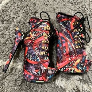 High stylish stiletto heels